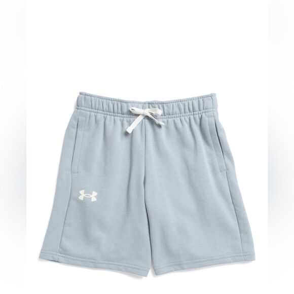 UNDER ARMOUR Big Boys Rival Terry Shorts YXS NWT - Picture 1 of 7